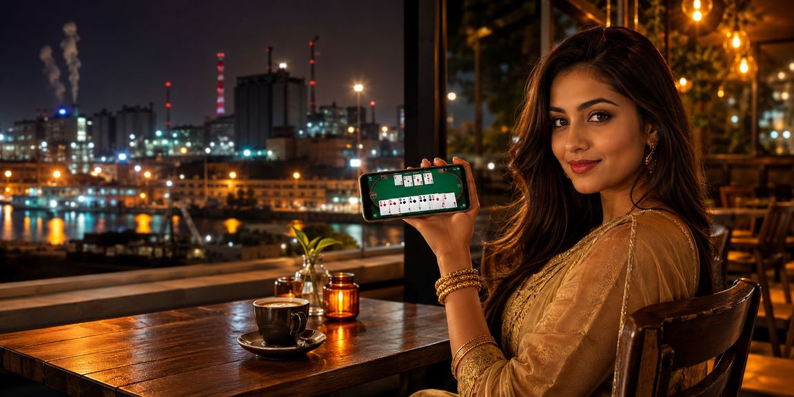 Bangladeshi model enjoying mk3 Rummy games and promotion offers in Narayanganj